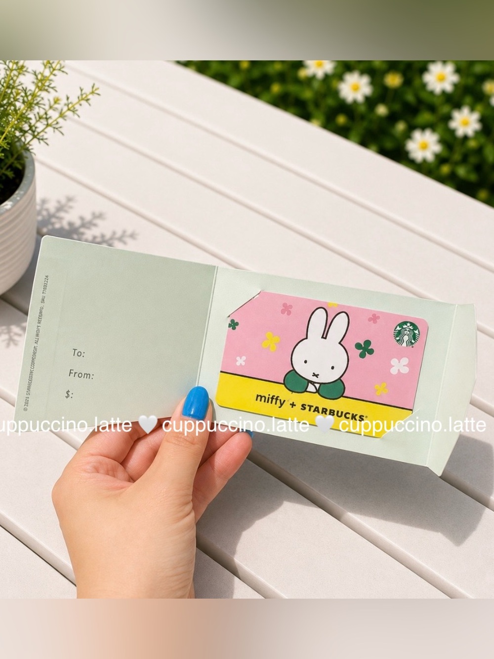 🩷NEW✨Starbucks x Miffy 2026 Limited Edition Gift Card with Envelope Holder